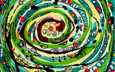 Art in a small format: Paintings that glow and change the space