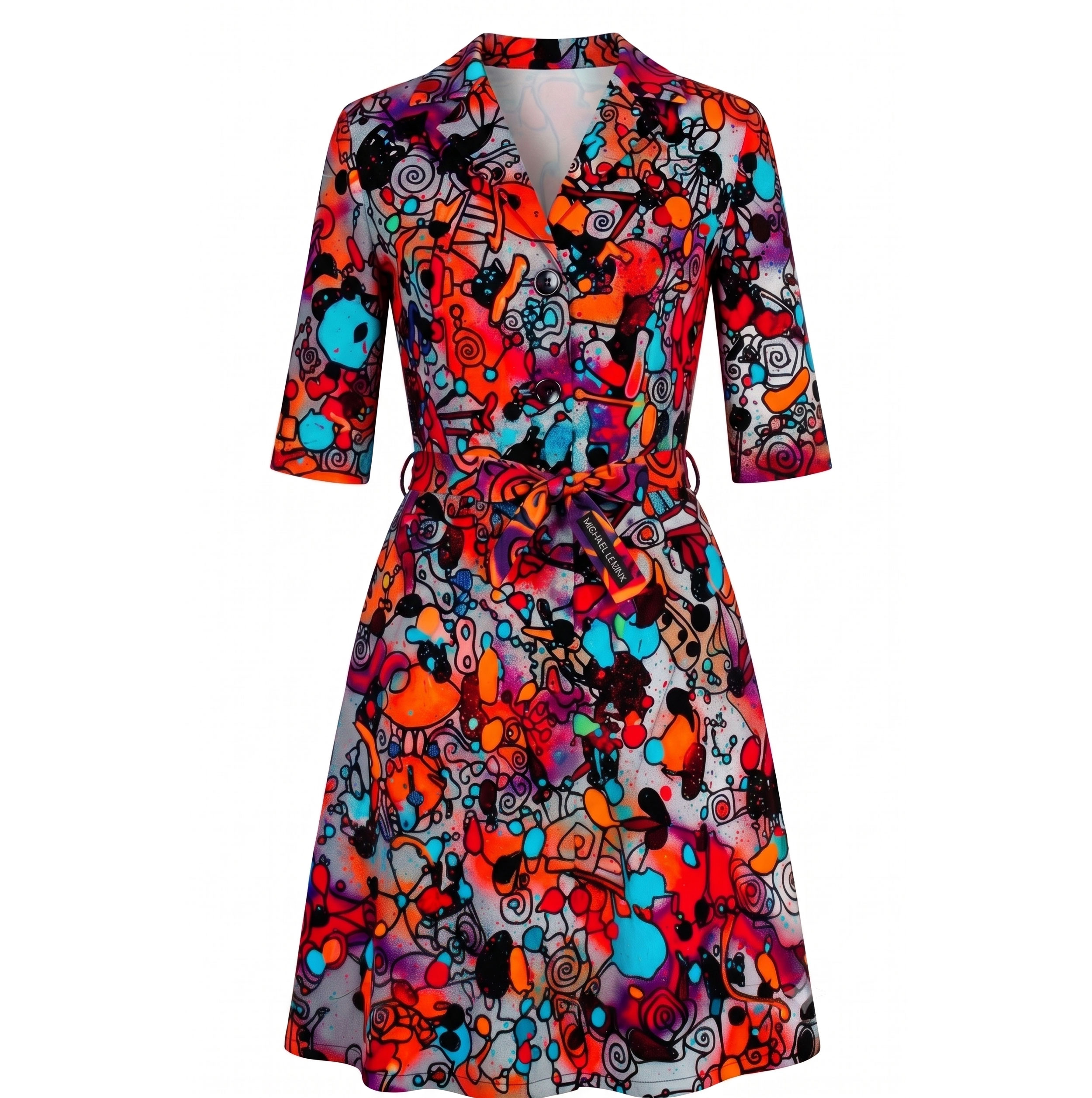 DARK_ORANGE_BUTTON_DRESS